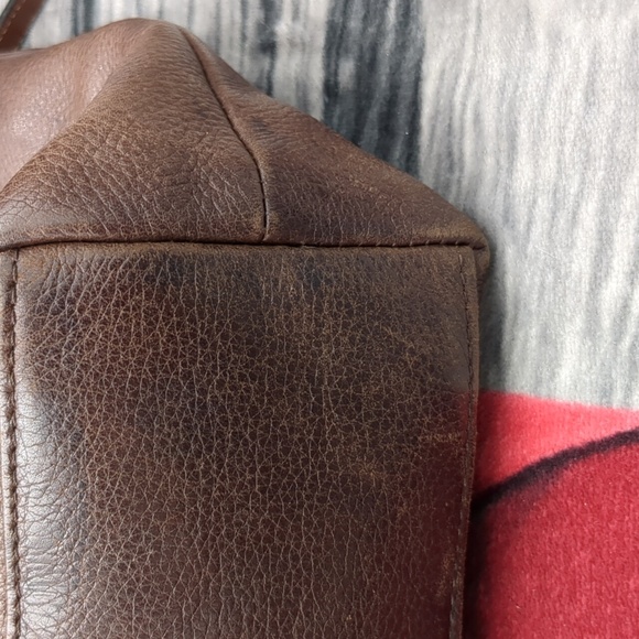 Fossil Brown Leather Tote Bag - Picture 10 of 11